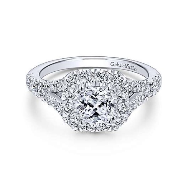 Diamond Semi-mount Engagement Ring