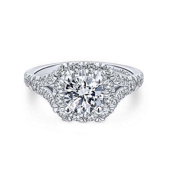 Diamond Semi-mount Engagement Ring