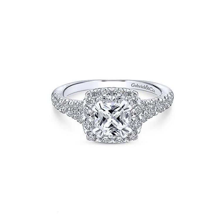 Diamond Semi-mount Engagement Ring