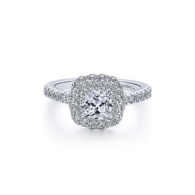 Diamond Semi-mount Engagement Ring