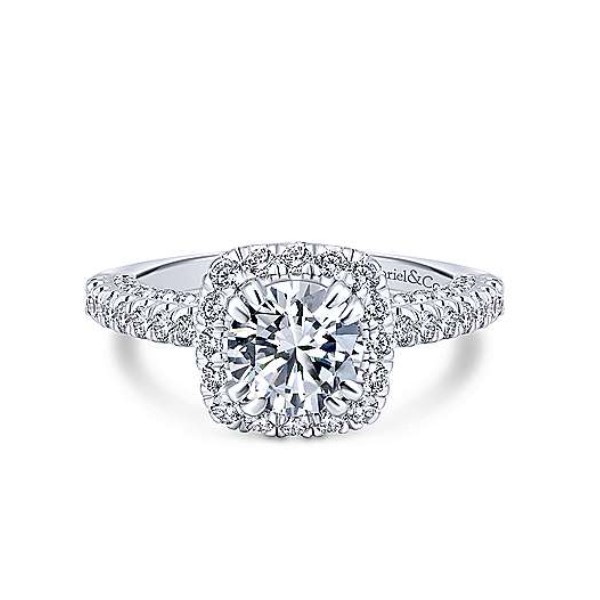 Diamond Semi-mount Engagement Ring