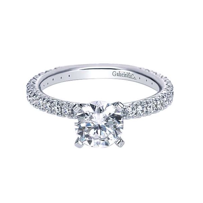 Diamond Semi-mount Engagement Ring