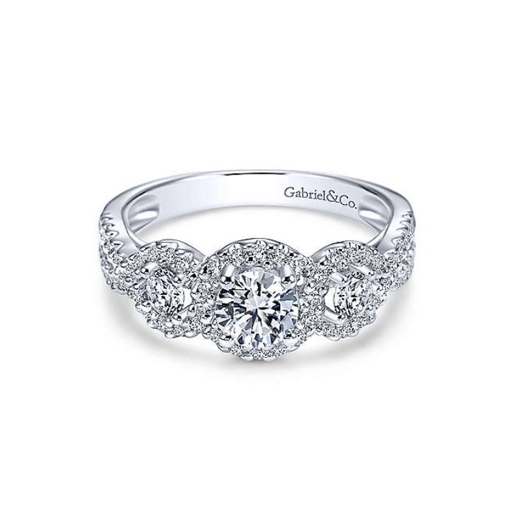 Diamond Semi-mount Engagement Ring