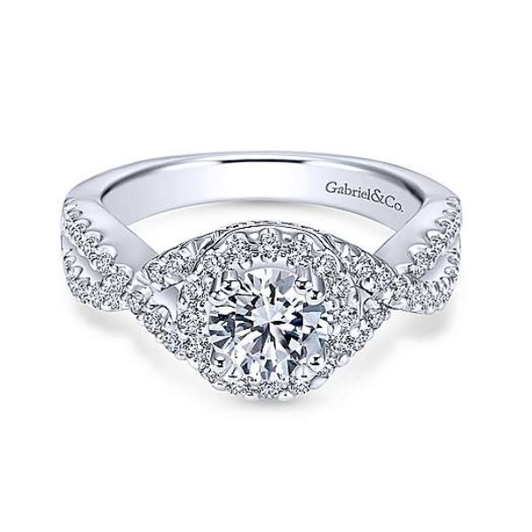 Diamond Semi-mount Engagement Ring