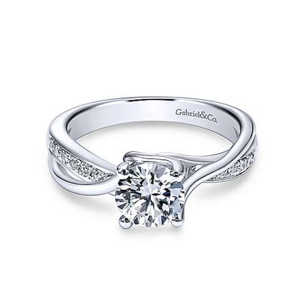 Diamond Semi-mount Engagement Ring