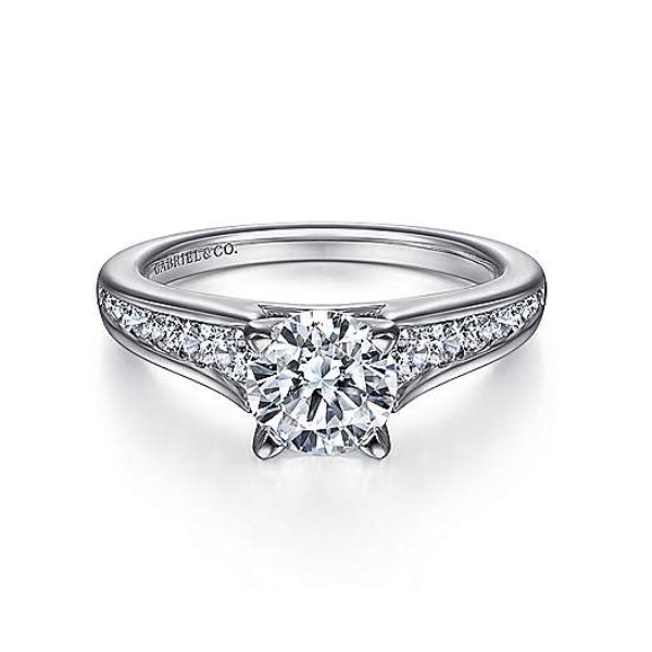 Diamond Semi-mount Engagement Ring