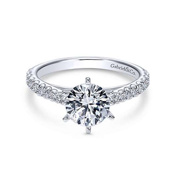 Diamond Semi-mount Engagement Ring