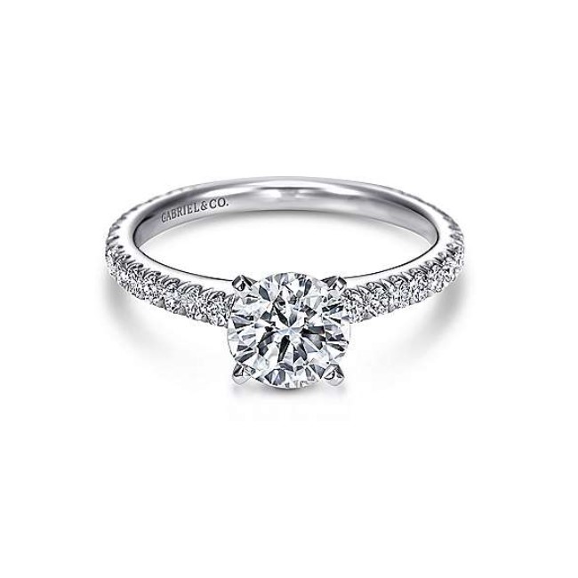 Diamond Semi-Mount Engagement Ring