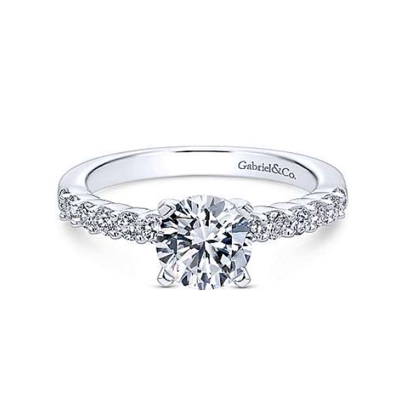 Diamond Semi-mount Engagement Ring