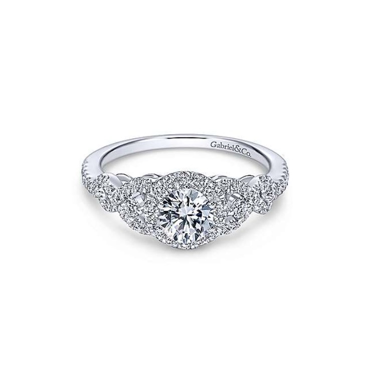 Diamond Semi-mount Engagement Ring