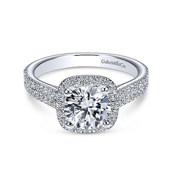 Diamond Semi-mount Engagement Ring