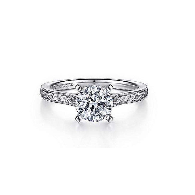 Diamond Semi-mount Engagement Ring