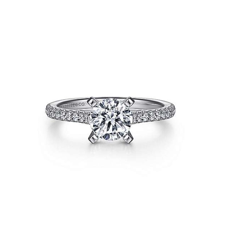 Diamond Semi-mount Engagement Ring