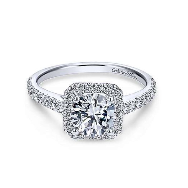 Diamond Semi-mount Engagement Ring