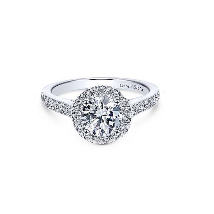 Diamond Semi-mount Engagement Ring