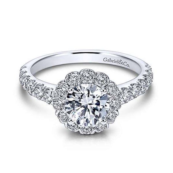 Diamond Semi-mount Engagement Ring