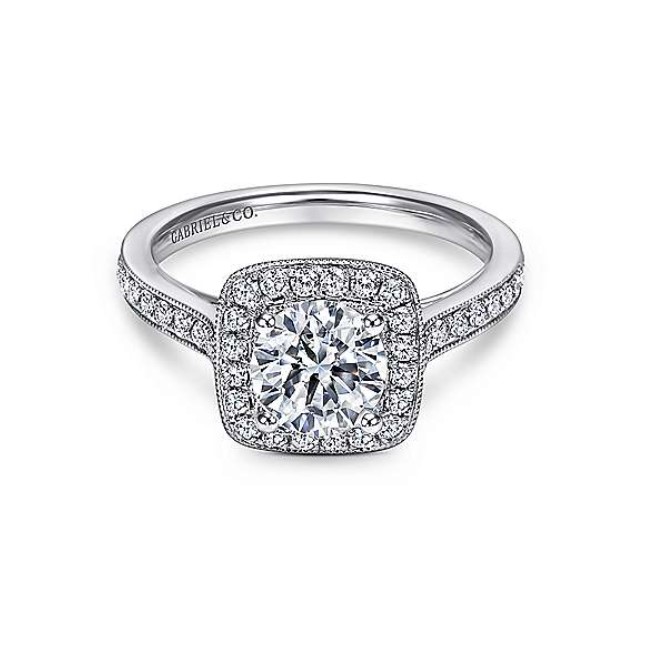 Diamond Semi-Mount Engagement Ring