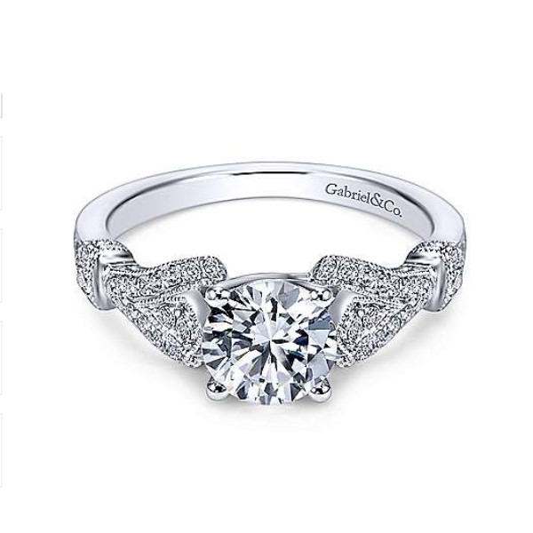 Diamond Semi-mount Engagement Ring