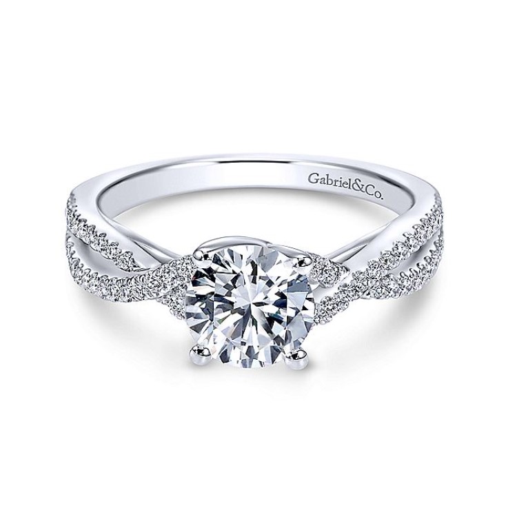 Diamond Semi-mount Engagement Ring