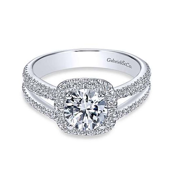 Diamond Semi-mount Engagement Ring