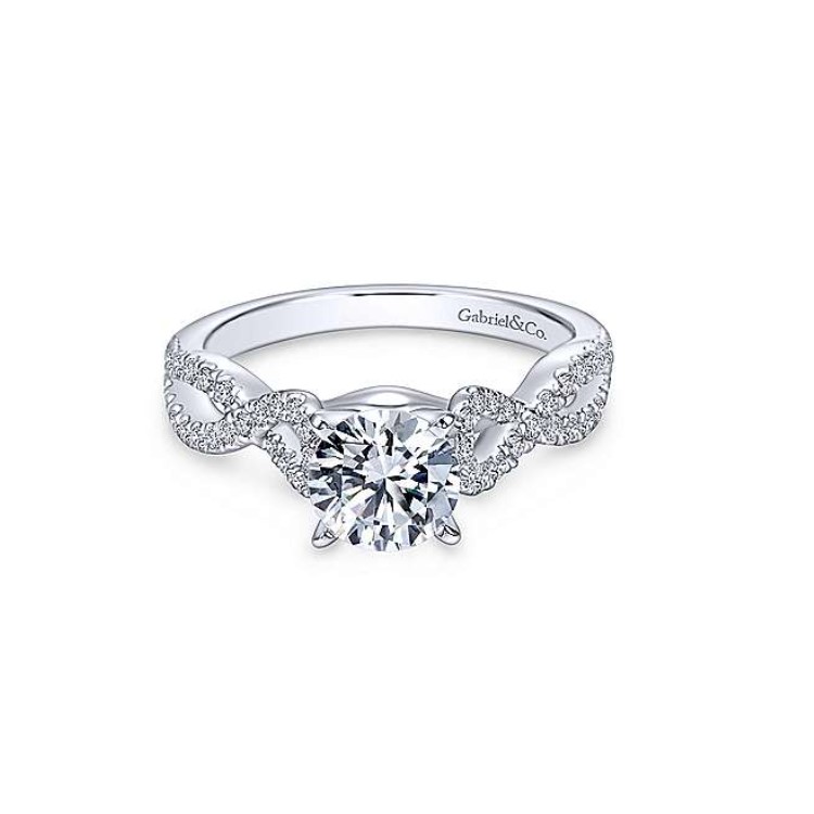 Diamond Semi-mount Engagement Ring