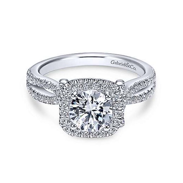 Diamond Semi-mount Engagement Ring