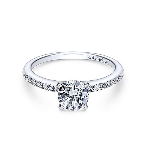 Diamond Semi-mount Engagement Ring