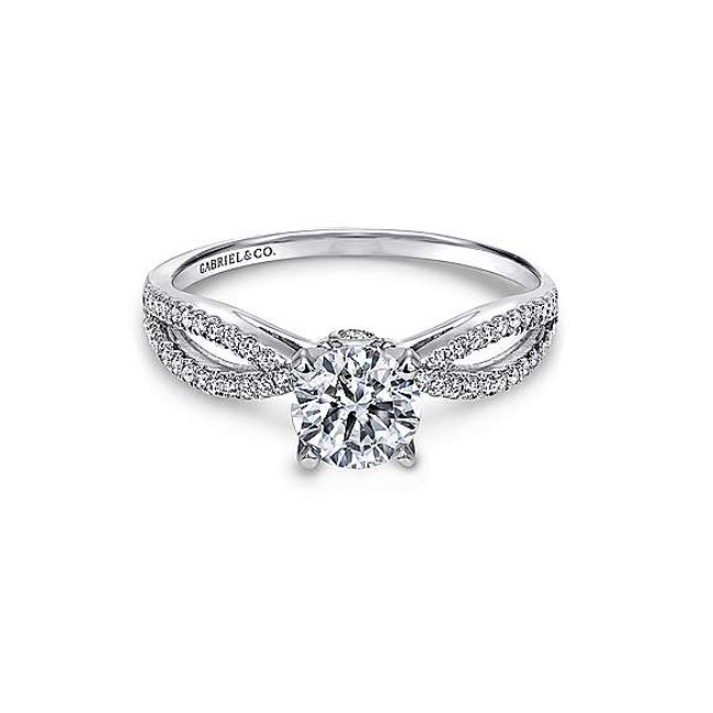 Diamond Semi-Mount Engagement Ring