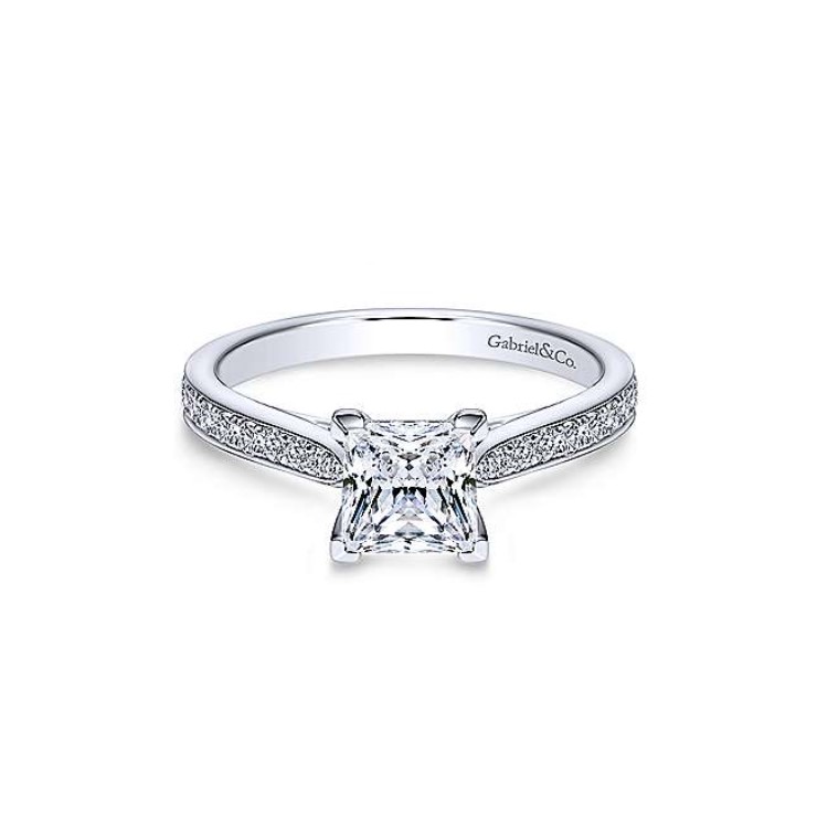 Diamond Semi-mount Engagement Ring