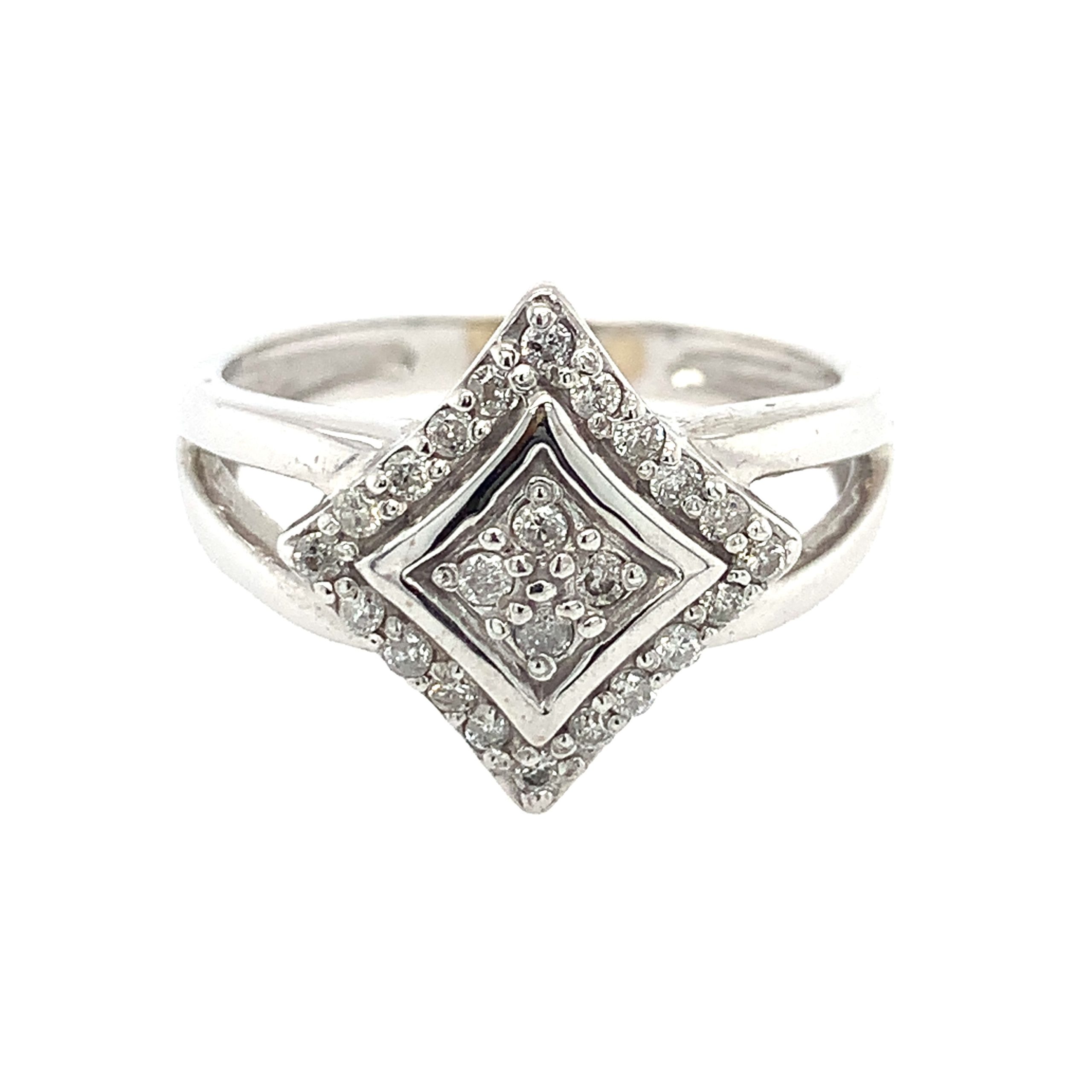 White Gold Diamond Ring