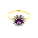 Yellow Gold Amethyst Ring