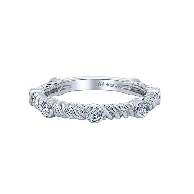 Diamond Stackable Band