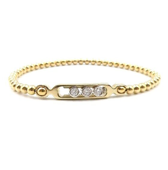 Two-Tone Gold Diamond Bracelet