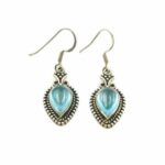 Sterling Silver Blue Topaz Earrings