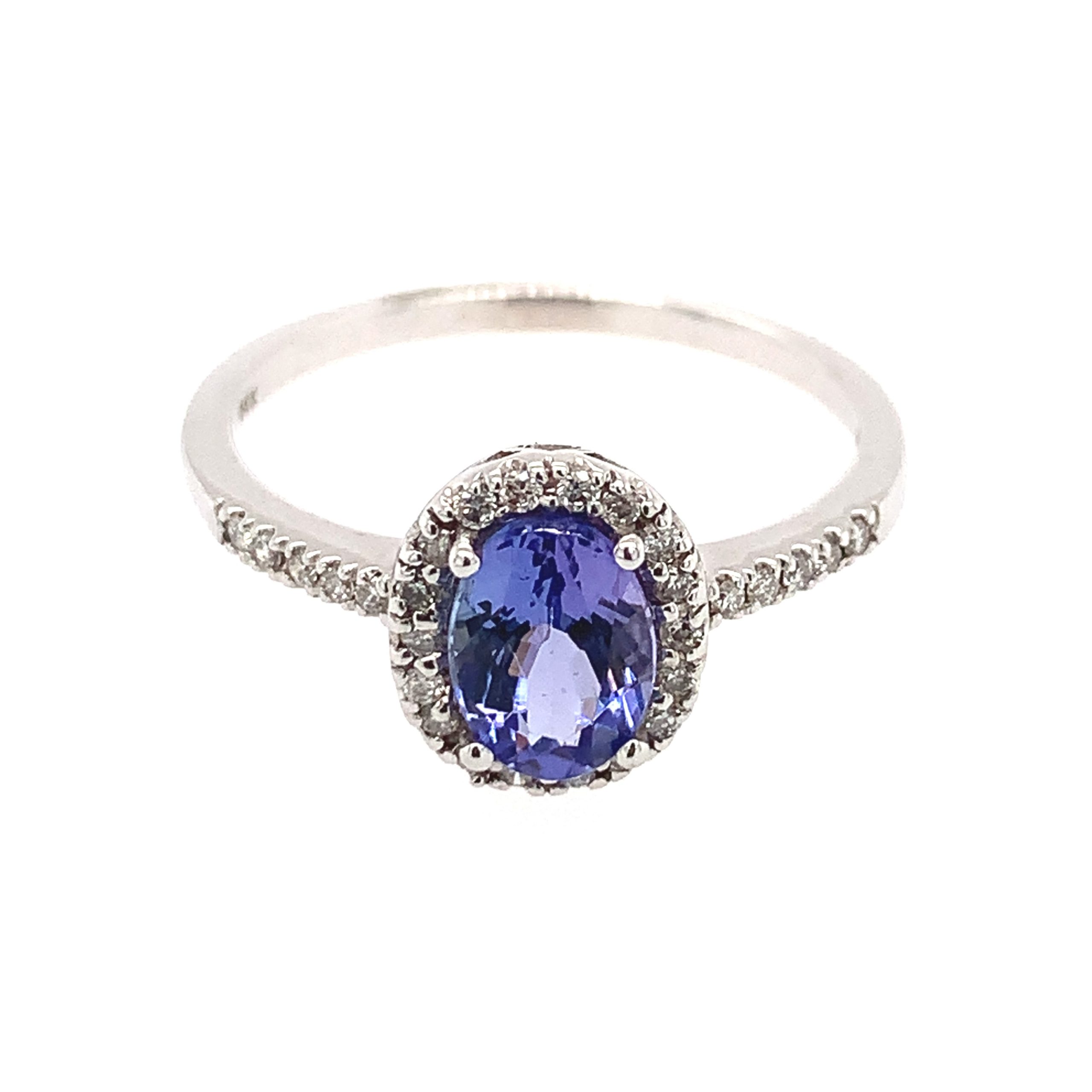 White Gold Tanzanite Ring