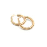 Rose Gold Hoop Earrings