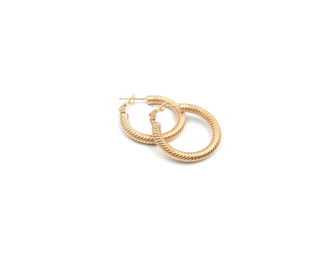 Rose Gold Hoop Earrings