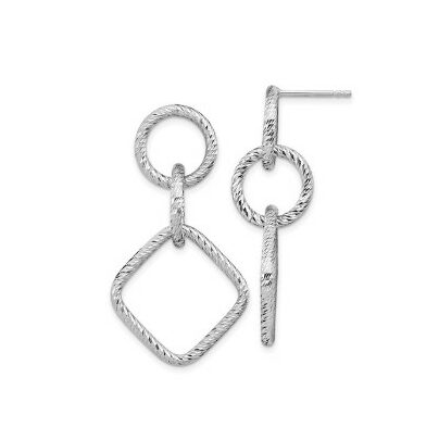 Leslie's Rhodium-Plated Sterling Silver Earrings