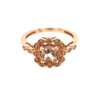 Rose Gold Morganite Ring