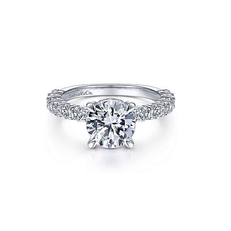 Diamond Semi-Mount Engagement Ring