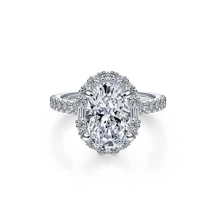 Diamond Semi-Mount Engagement Ring