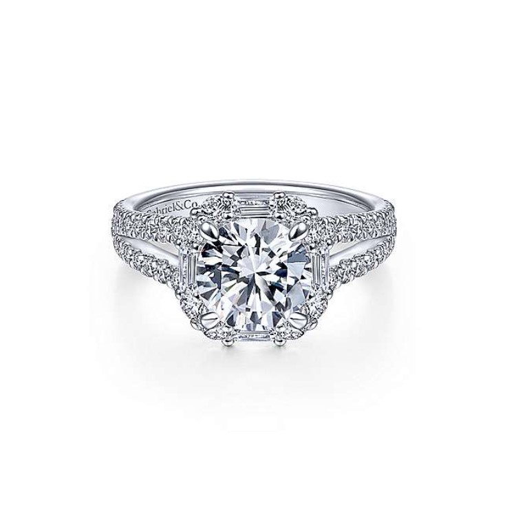 Diamond Semi-Mount Engagement Ring