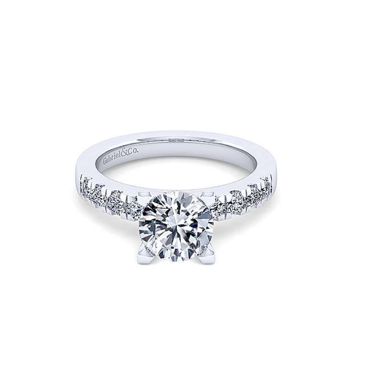 Diamond Semi-Mount Engagement Ring