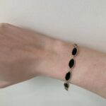 Yellow Gold Onyx Bracelet