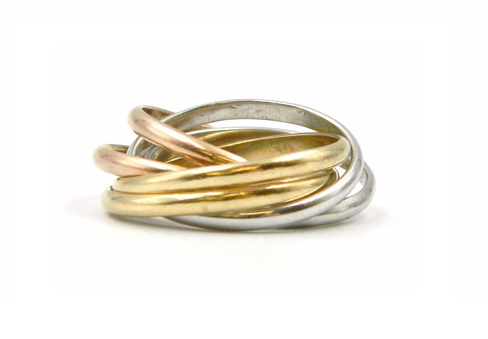 Estate Piece - Gold Tri-Tone Rolling Ring