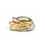 Estate: Gold Tri-Tone Rolling Ring