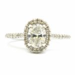 Estate: White Gold Diamond Engagement Ring