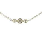 White Gold Diamond Pendant Necklace