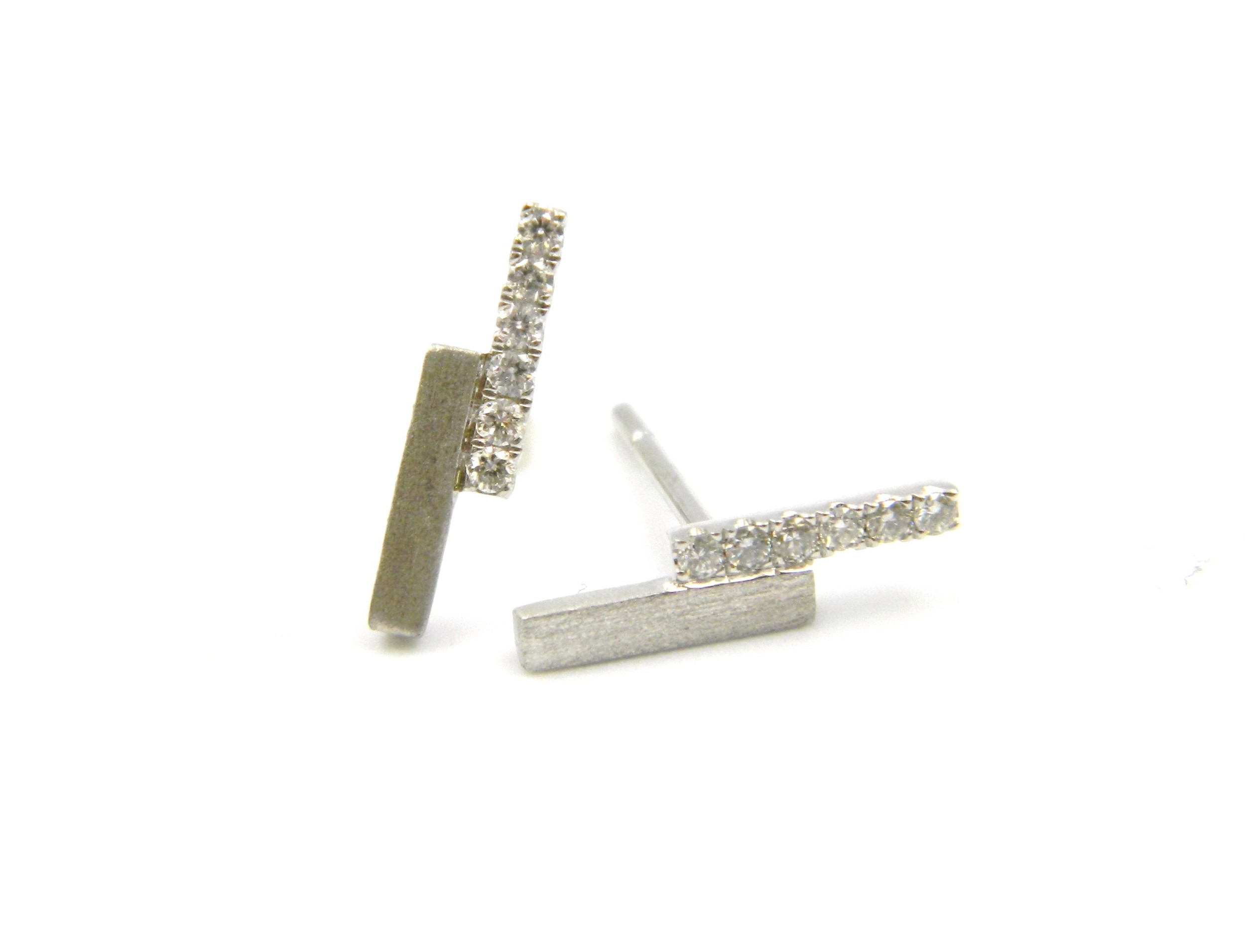 White Gold Diamond Earrings