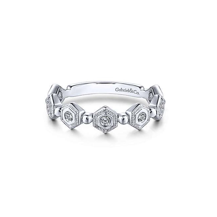 Diamond Stackable Band